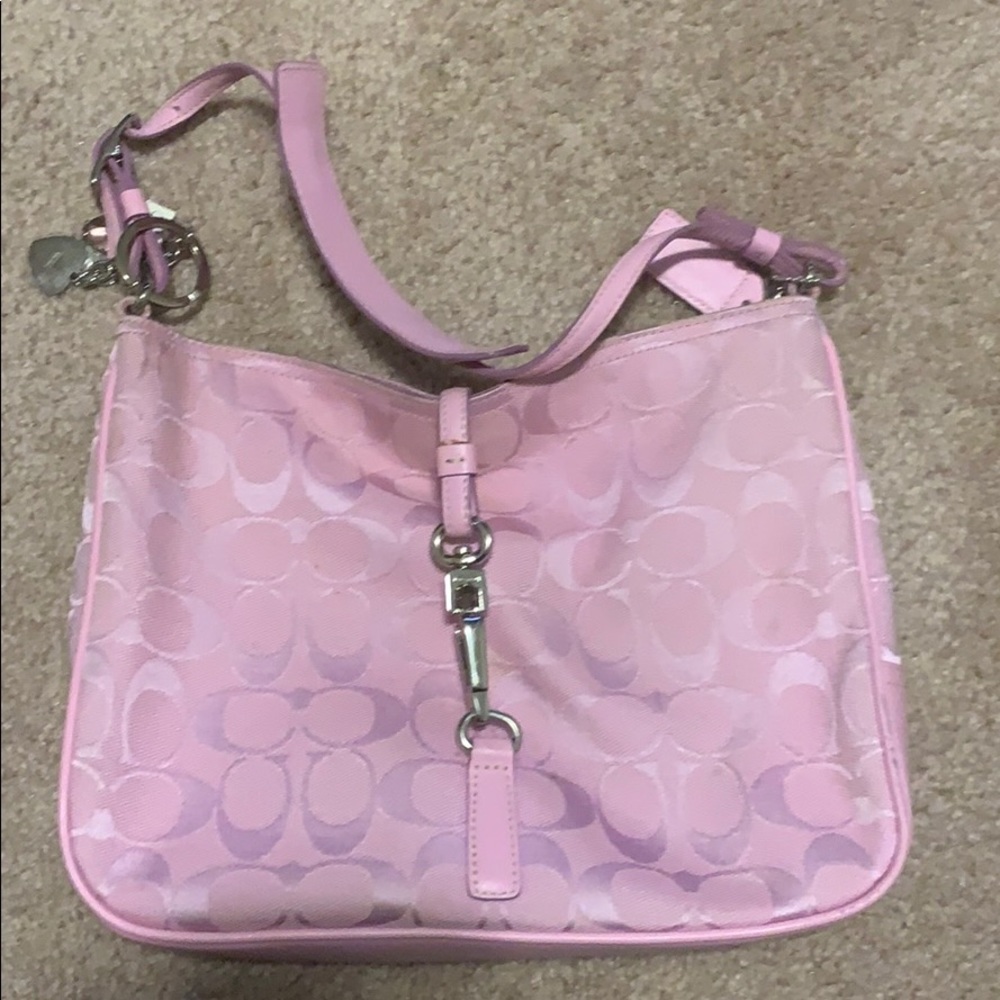 Vintage Baby Pink Coach C’s Purse